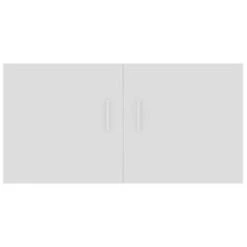 VidaXL Hangkast 80x39x40 Cm Spaanplaat Hoogglans Wit -VIDAL Salle De Bain Winkel cdb5e365616b41b2889c1526fe9ca005