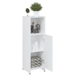 VidaXL Kasten 30x30x95 Cm Bewerkt Hout Wit -VIDAL Salle De Bain Winkel cf37a09385fd4c038ebe63ed4996dcb1