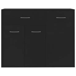 VidaXL Dressoir 88x30x70 Cm Bewerkt Hout Zwart -VIDAL Salle De Bain Winkel cf4a100b8c544256956a8e3d09456d99