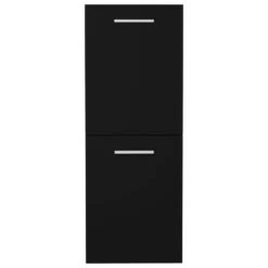 VidaXL Badkamerkast 30x30x80 Cm Spaanplaat Zwart -VIDAL Salle De Bain Winkel d344886053cd462c8a09cb33dea0fc17