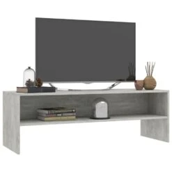 VidaXL Tv-meubel 120x40x40 Cm Bewerkt Hout Betongrijs -VIDAL Salle De Bain Winkel e0d790d1ec874737a06bebf620eda566