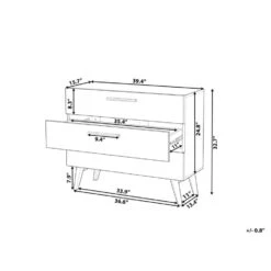 Beliani Commode SALEM - Wit Mdf -VIDAL Salle De Bain Winkel e3d0c94f9b45453bb89ed7c81466395a