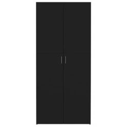 VidaXL Schoenenkast 80x35,5x180 Cm Bewerkt Hout Zwart -VIDAL Salle De Bain Winkel e44758887a37420aad9985898601f961