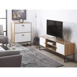 Beliani TV-kast NUEVA - Lichte Houtkleur Mdf 7 Beliani TV-kast NUEVA - Lichte Houtkleur Mdf -VIDAL Salle De Bain Winkel eb9654919c334112b5c7844306c9ffd3
