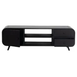 Giga Meubel Tv-Meubel Zwart Metaal - 45x160x50cm - Retro Tv-Meubel -VIDAL Salle De Bain Winkel ee3ca4e6ca2347c2baad799900b01fa8