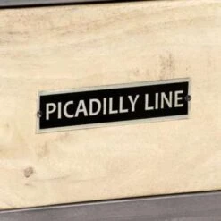 VidaXL Tv-meubel 120x30x45 Cm Massief Mangohout En Staal -VIDAL Salle De Bain Winkel eefc4f8ae3c24fdc98713f6cf99ec1ec