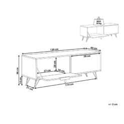Beliani TV-kast HALSTON - Grijs Vezelplaat 6 Beliani TV-kast HALSTON - Grijs Vezelplaat -VIDAL Salle De Bain Winkel ef8fb13a08764c738bb117a43622254e