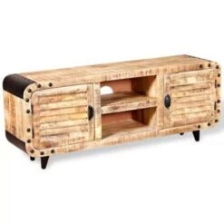 VidaXL Tv-meubel 120x30x50 Cm Massief Mangohout -VIDAL Salle De Bain Winkel f13c88dcfc8b4672a95c1c8d1225bd0a