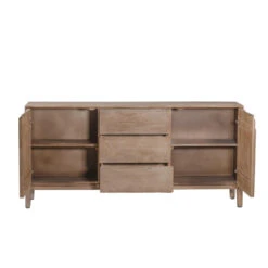 Giga Meubel Dressoir Naturel - 150x38x70cm - Mangohout - Dressoir Jiro -VIDAL Salle De Bain Winkel f32baaaea4d04a2bbb5f37e1c091e23d