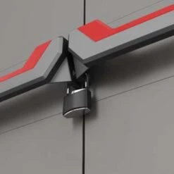 Keter Stilo Low Cabinet - 1 Plank - 68x39x90 Cm - Donker Grijs/zwart -VIDAL Salle De Bain Winkel f33b511fdbd04bf4b362e265bf540fa2