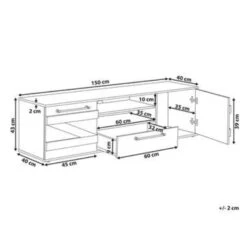 Beliani TV-kast SALTER - Lichte Houtkleur Vezelplaat 7 Beliani TV-kast SALTER - Lichte Houtkleur Vezelplaat -VIDAL Salle De Bain Winkel fbe96359ecdc4067bd99184684b161ae
