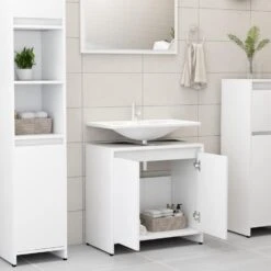 VidaXL Badkamerkast 60x33x61 Cm Spaanplaat Wit -VIDAL Salle De Bain Winkel ff8e169cbb474434aa61d74cec38992e